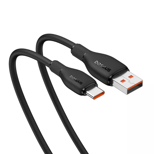 Câble de Données et de Charge USB-A - USB-C Baseus Pudding, 100W, 1.2m, Noir P10355703111-00