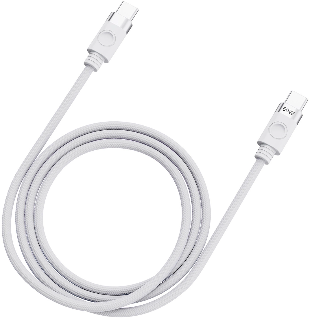Câble de Données et de Charge USB-C - USB-C Orico CDX, 60W, 1m, Blanc