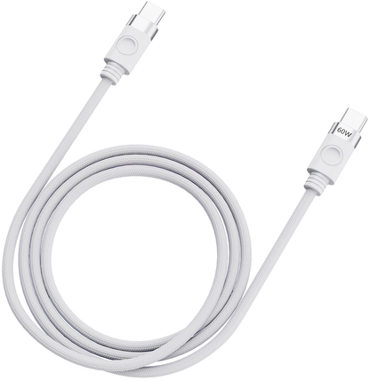 Câble de Données et de Charge USB-C - USB-C Orico CDX, 60W, 1m, Blanc