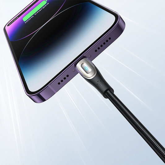 Câble de données et de charge USB-A - Lightning Joyroom SA31-AL3, 18W, 1,2m, Noir