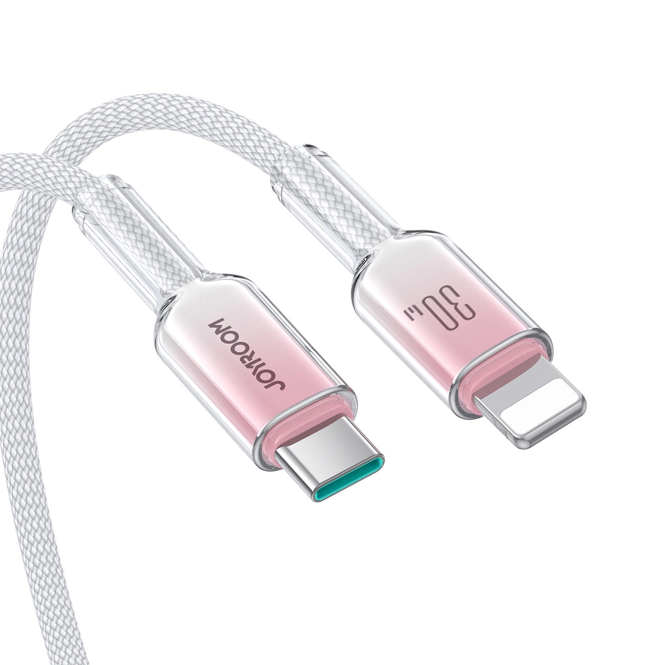 Câble de données et de charge USB-C - Lightning Joyroom S-A42, 30W, 1,2m, Blanc