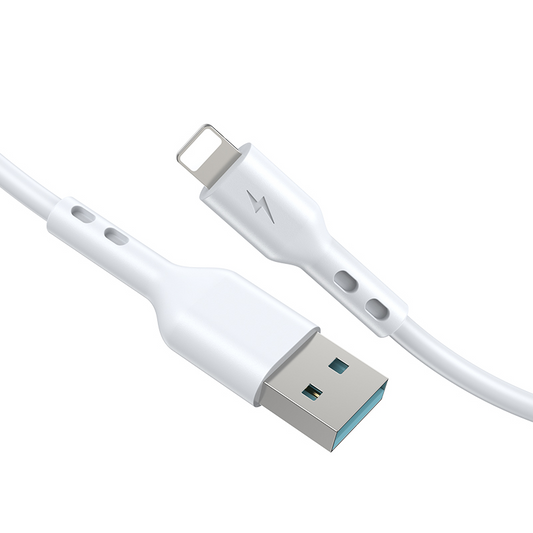 Câble de données et de charge USB-A - Lightning BWOO BO-X172L-2M, 15W, 2m, Blanc