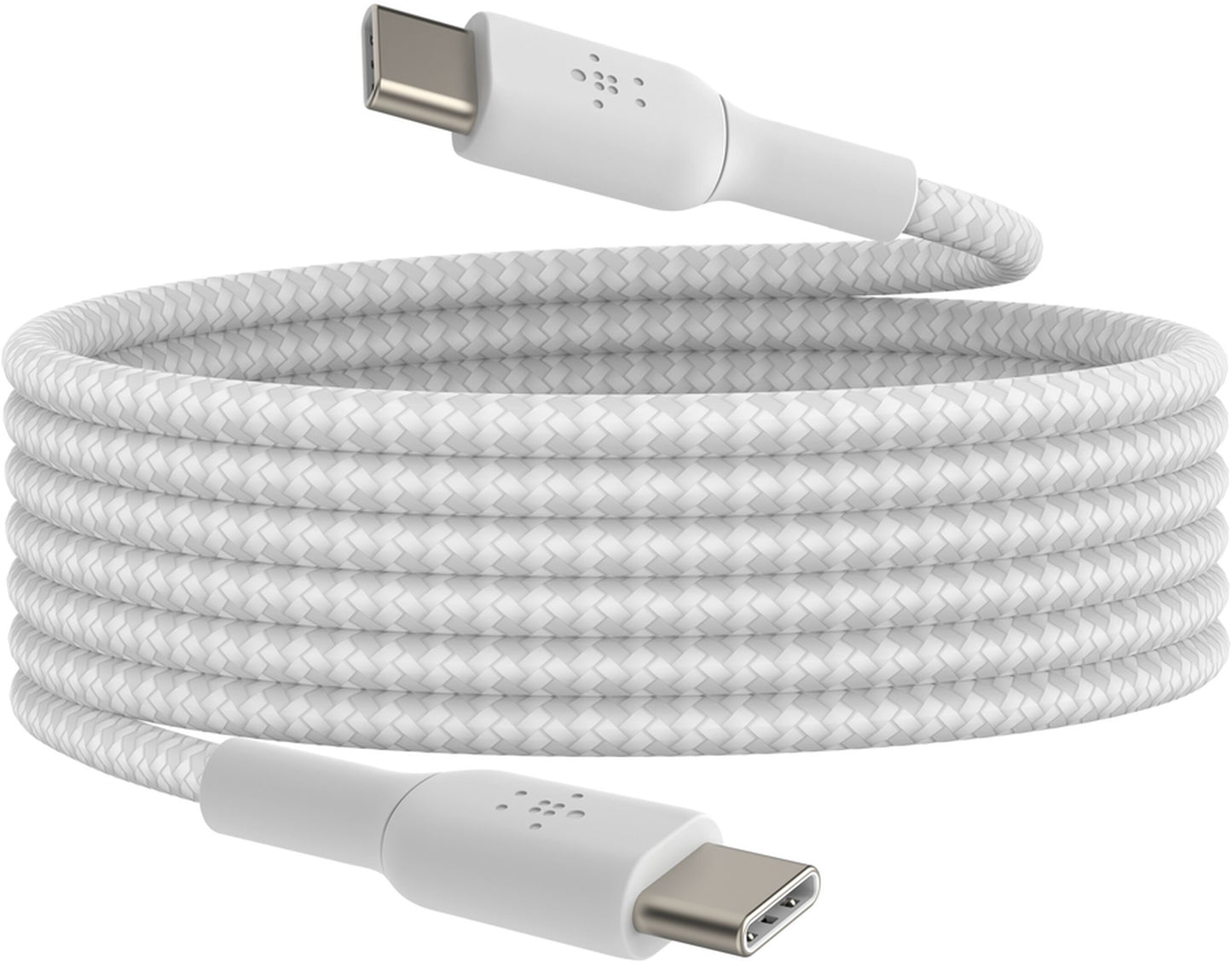Câble de données et de charge USB-C - USB-C Belkin BoostCharge Pro, 60W, 2m, Blanc CAB004bt2MWH