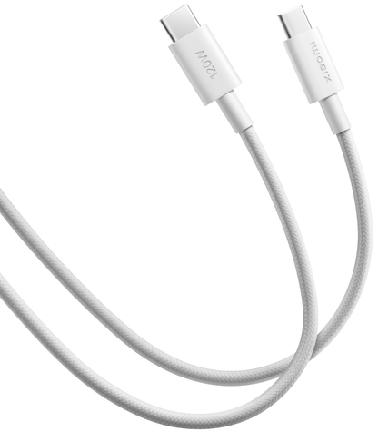 Câble de Données et de Charge USB-C - USB-C Xiaomi, 120W, 2m, Blanc BHR087AGL