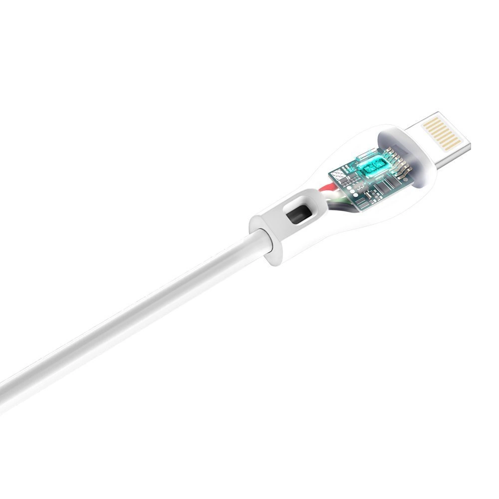 Câble de données et de charge USB-A - Lightning Dudao L4L, 18W, 1m, Blanc