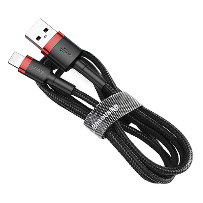 Câble de données et de charge USB-A - Lightning Baseus Cafule, 18W, 2m, Rouge CALKLF-C19