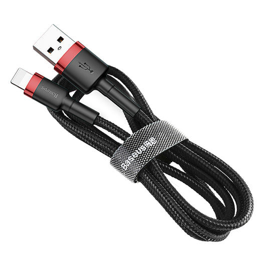 Câble de données et de charge USB-A - Lightning Baseus Cafule, 18W, 2m, Rouge CALKLF-C19