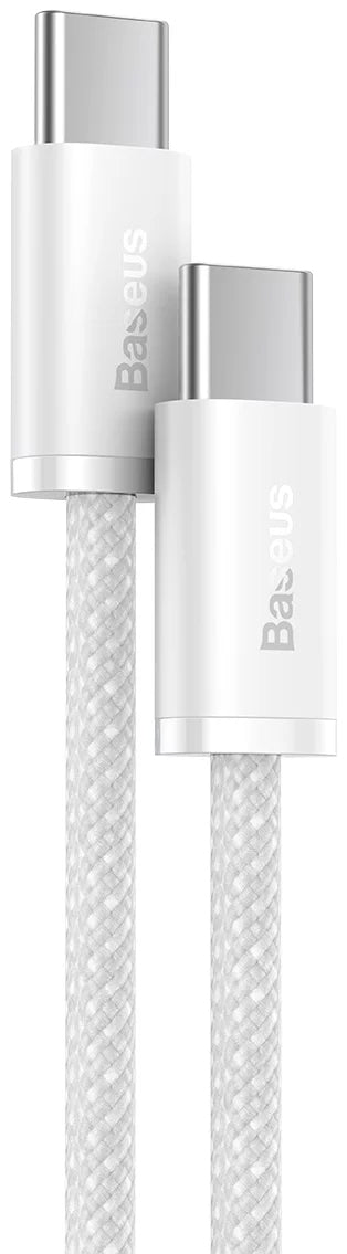 Câble de données et de charge USB-C - USB-C Baseus Dynamic Series, 100W, 1m, blanc CALD000202 