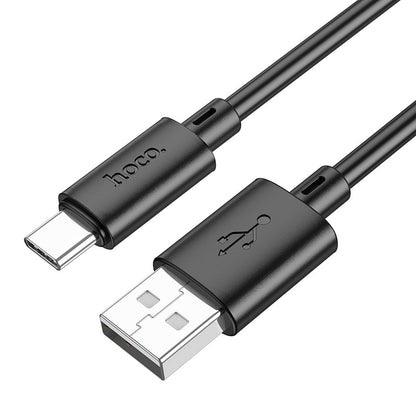 Câble de données et de charge USB-A - USB-C HOCO X88, 18W, 1m, noir 