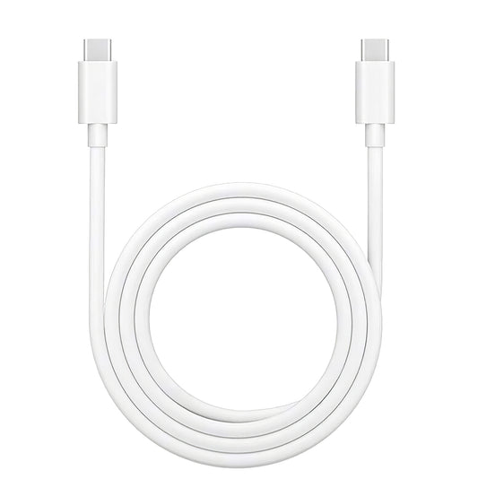 Câble de données et de charge USB-C - USB-C Oppo DL149, 65W, 1m, blanc