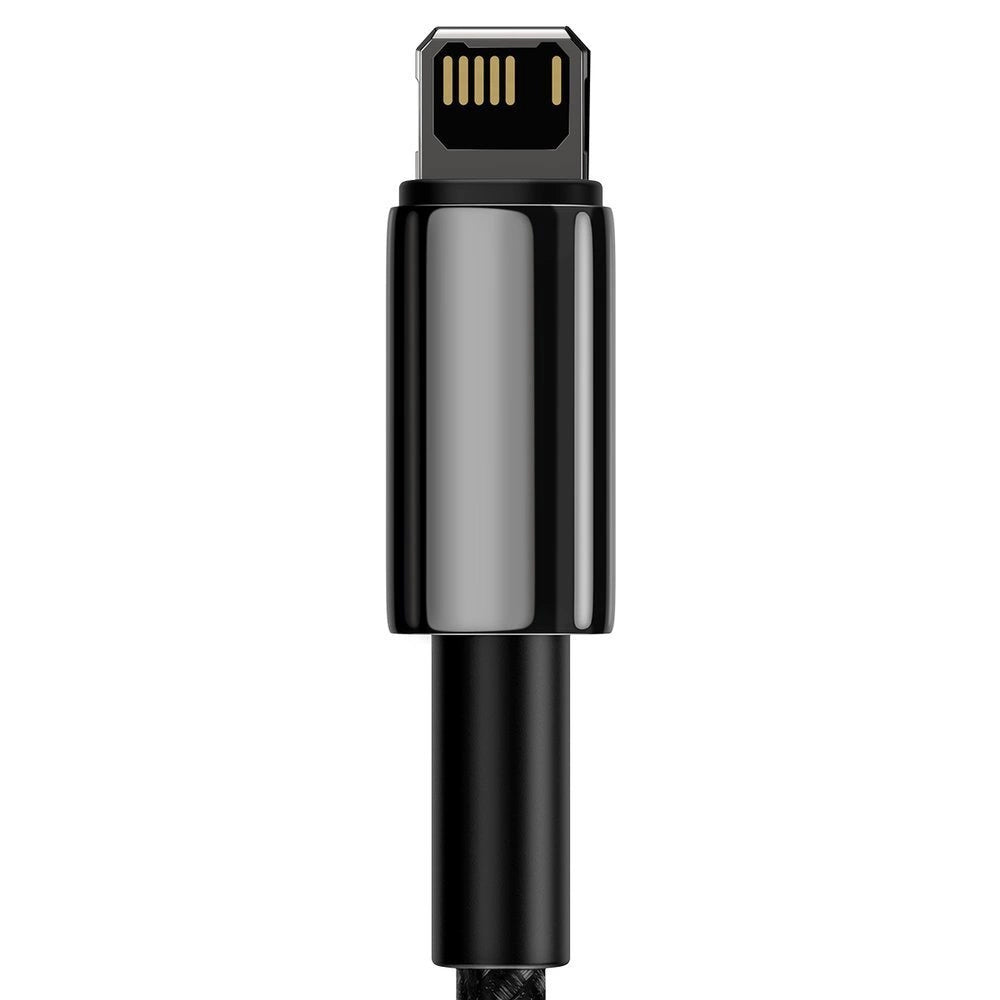 Câble de données et de charge USB-A - Lightning Baseus Tungsten Gold, 20W, 1m, Noir CALWJ-01 