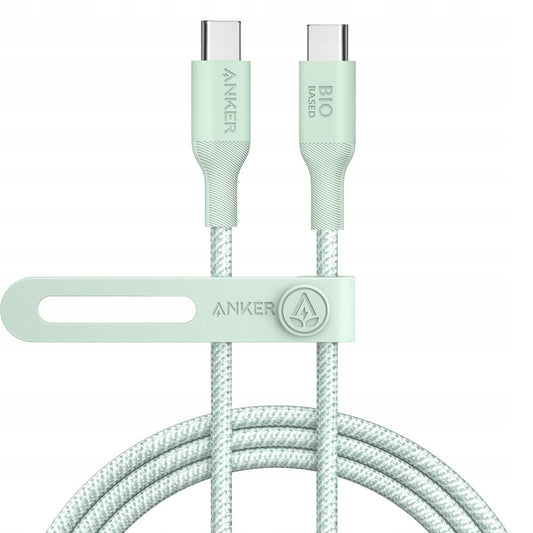 Câble de données et de charge USB-C - USB-C Anker 544, 140W, 1.8m, Vert A80F6H61 