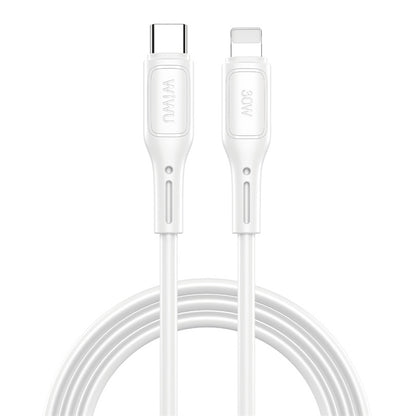 Câble de données et de charge USB-C - Lightning WiWu Wi-C043E Starlink, 30W, 1m, blanc 