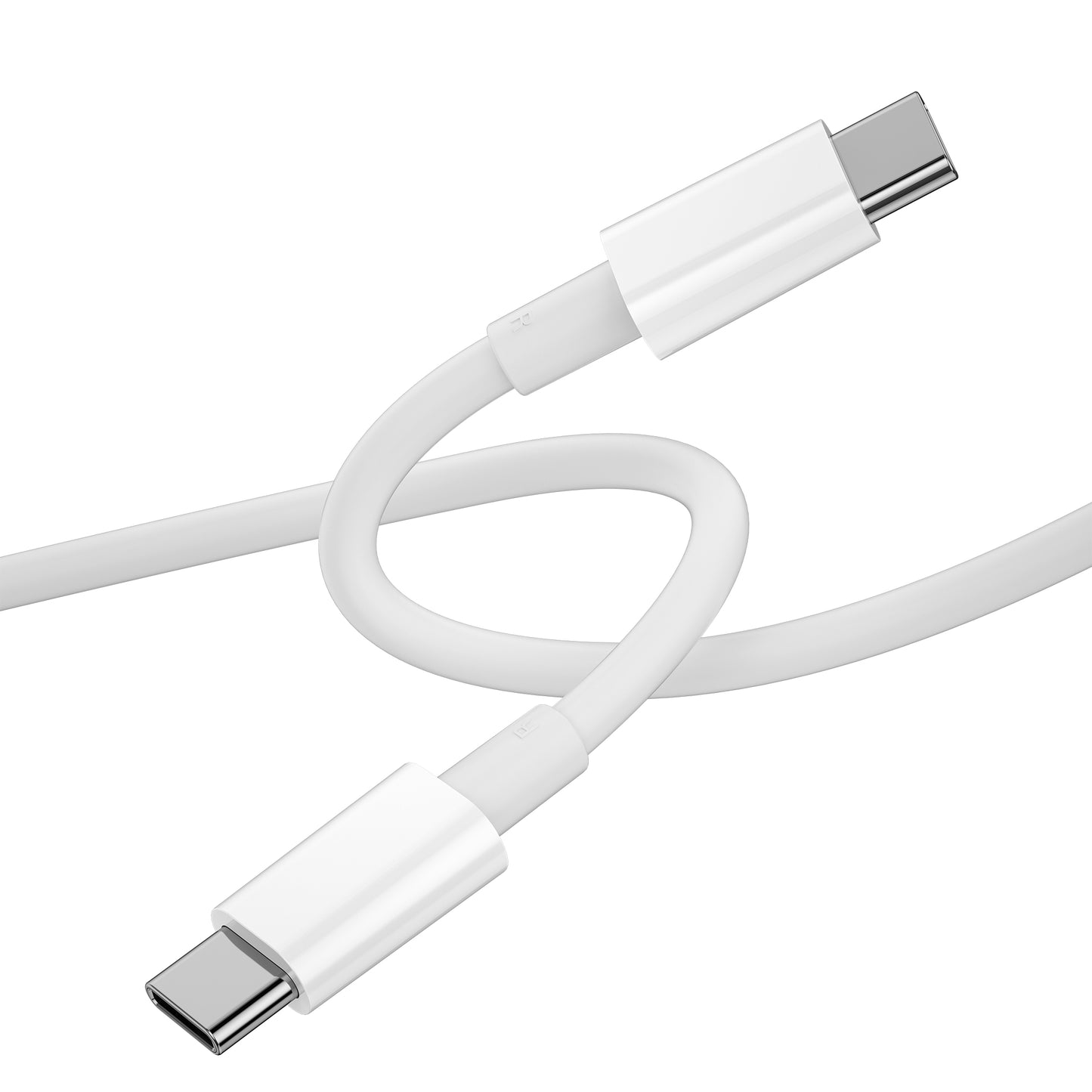 Câble de données et de charge USB-C - USB-C WiWu C008, 100W, 1.2m, blanc 