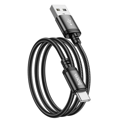 Câble de Données et de Charge USB-A - USB-C HOCO X89, 18W, 1m, Noir