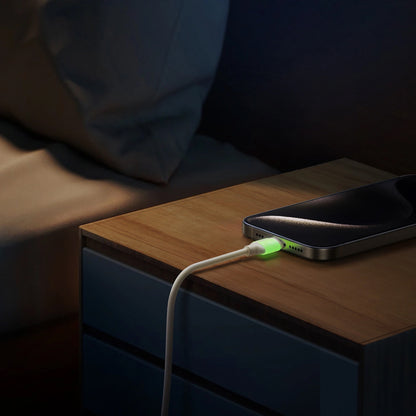 Câble de Données et de Charge USB-C - USB-C Joyroom S-A53, 60W, 1.2m, Beige