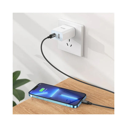 Câble de Données et de Charge USB-C - Lightning HOCO X89, 27W, 2m, Noir