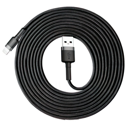 Câble de Données et de Charge USB-A - Lightning Baseus Cafule, 18W, 3m, Doré CALKLF-RV1