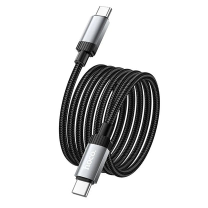 Câble de Données et de Charge USB-C - USB-C HOCO X117, 60W, 1m, Noir