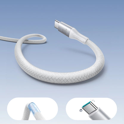 Câble de Données et de Charge USB-C - USB-C Joyroom S-A28 Flash, 60W, 1m, Blanc