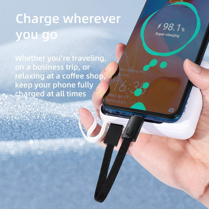 USB-C Data and Charging Cable - USB-C Tech-Protect Ultraboost DNA Keychain, 60W, 0.17m, Gray