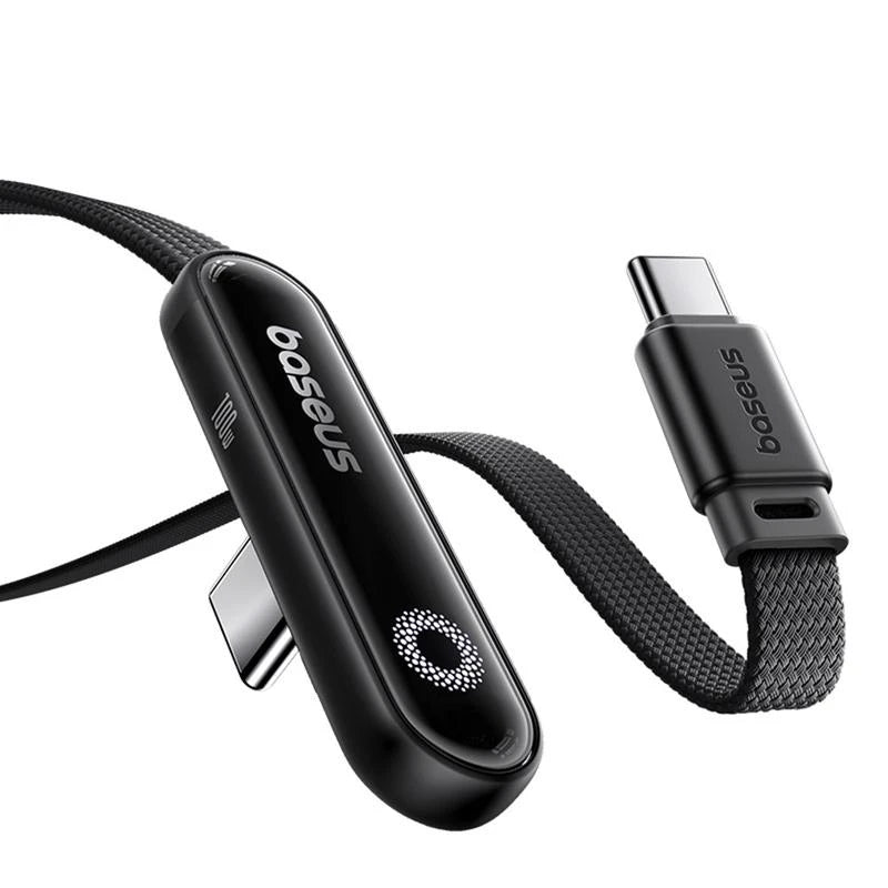 Câble de Données et de Charge USB-C - USB-C Baseus MVP 3, 100W, 1m, Noir P10382500121-00
