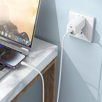 Câble de Données et de Charge USB-A - Lightning Borofone BX121 Energy, 18W, 1m, Blanc