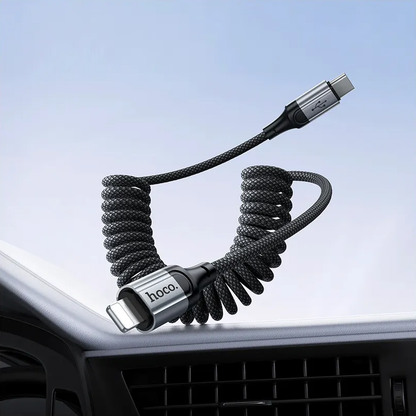 Câble de Données et de Charge USB-C - Lightning HOCO X121, 27W, 1.5m, Noir