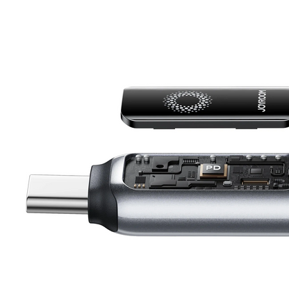 Câble de Données et de Charge USB-C - Lightning Joyroom S-A55 StarFlight Display, 30W, 1.2m, Noir