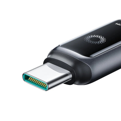 Câble de Données et de Charge USB-C - USB-C Joyroom S-A55 StarFlight Display, 100W, 1.2m, Noir