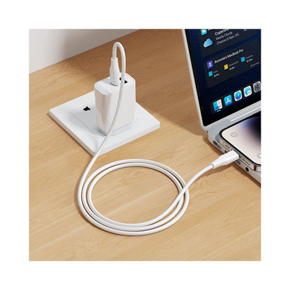 Câble de Données et de Charge USB-C - Lightning HOCO X124, 27W, 1m, Blanc