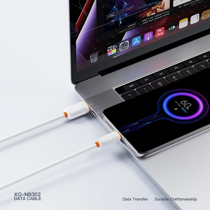 Câble de Données et de Charge USB-A - Lightning XO Design NB302, 18W, 1m, Blanc