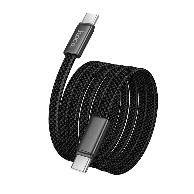 Câble de Données et de Charge USB-C - USB-C HOCO X125, 60W, 1m, Noir