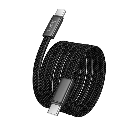 Câble de Données et de Charge USB-C - USB-C HOCO X125, 60W, 1m, Noir