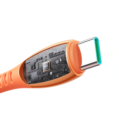 USB-C Data and Charging Cable - USB-C Joyroom S-A59 Vibrant, 60W, 1.2m, Orange
