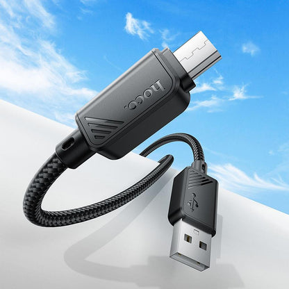 Câble de données et de charge USB-A - microUSB HOCO X113, 18W, 1m, Noir