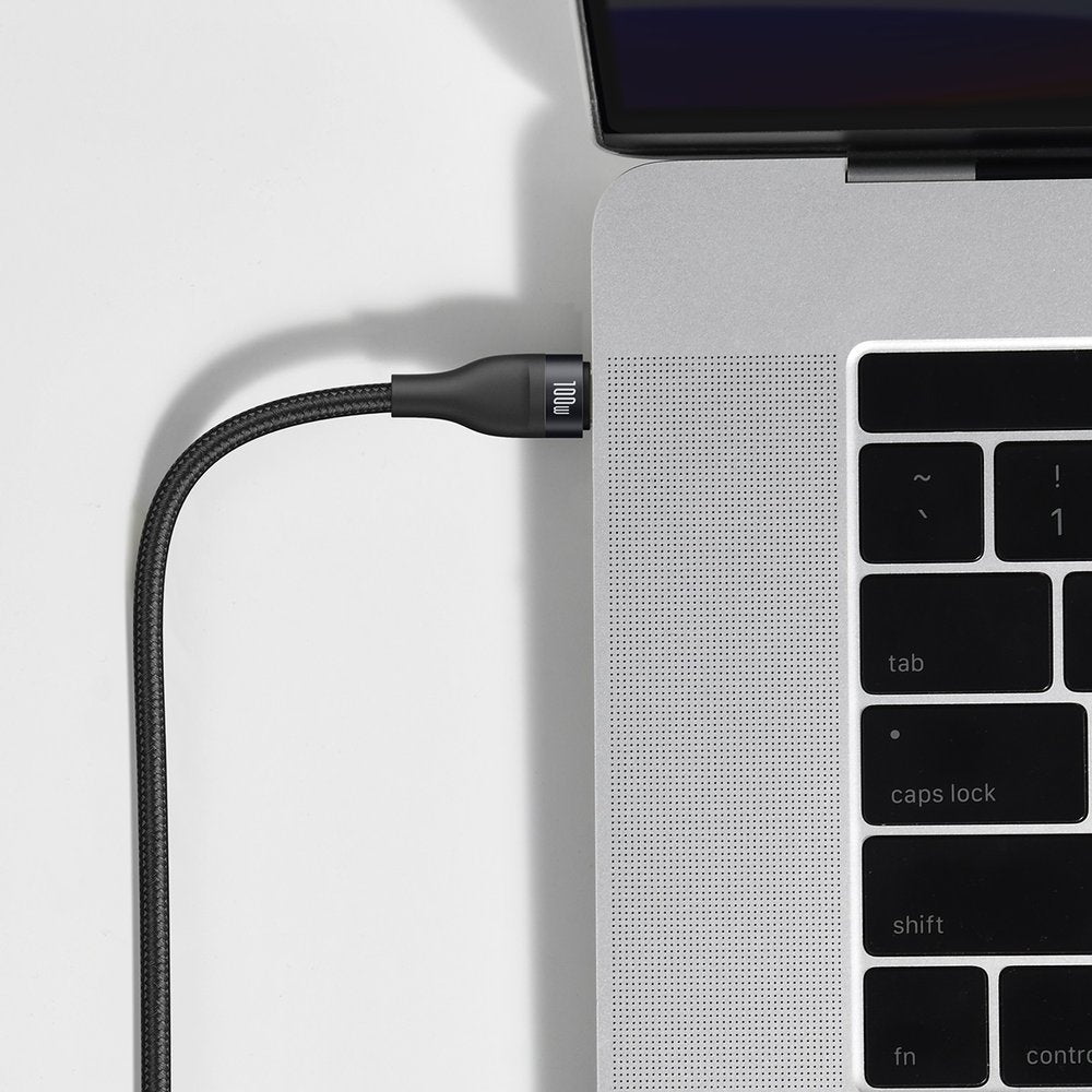 Câble de Données et de Charge USB-C - Lightning / USB-C Baseus Flash Series 2in1, 100W, 1.2m, Noir CA1T2-F01