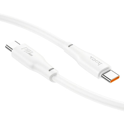 Câble de données et de charge USB-C - USB-C HOCO X93 USB-C, 240W, 1m, blanc