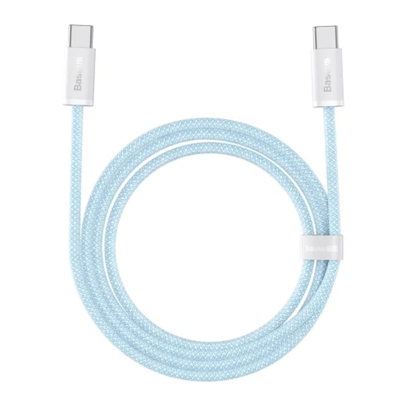 Câble de Données et de Charge USB-C - USB-C Baseus Dynamic Series, 100W, 1m, Bleu CALD000203
