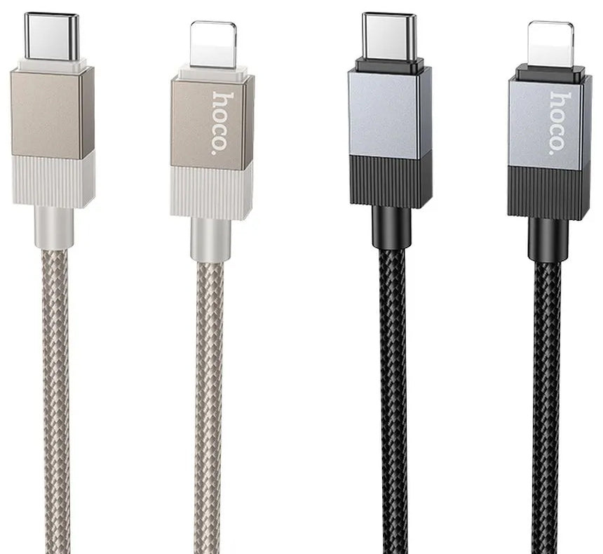 Câble de Données et de Charge USB-C - Lightning HOCO X110, 27W, 1m, Noir