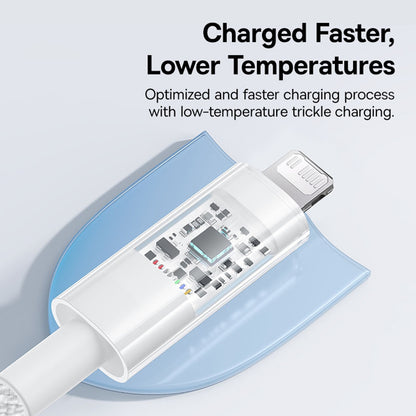 Câble de Données et de Charge USB-C - Lightning Baseus Gem, 20W, 1m, Blanc P10373001211-00