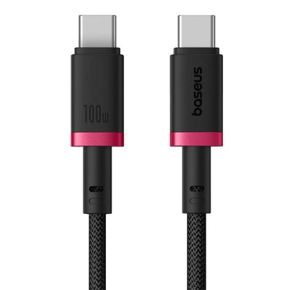Câble de Données et de Charge USB-C - USB-C Baseus Dura Series, 100W, 2m, Rouge P10377803U01-02
