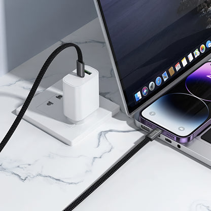 Câble de Données et de Charge USB-C - Lightning HOCO X125, 30W, 1m, Noir