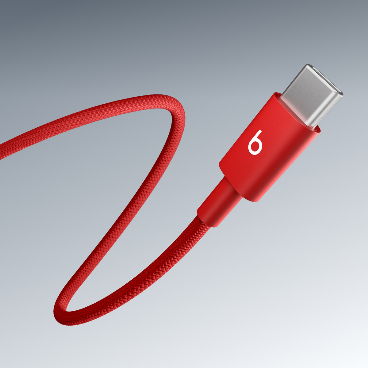 Câble de Données et de Charge USB-C - USB-C Beats, 1.5m, Rouge MDGF4ZM/A