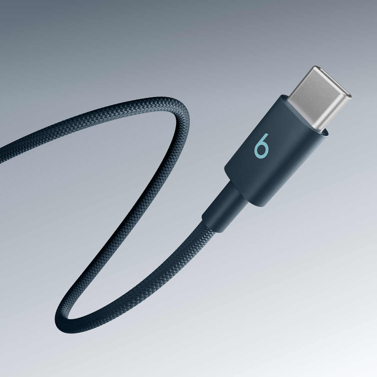 Câble de Données et de Charge USB-C - USB-C Beats, 1.5m, Bleu MDGE4ZM/A