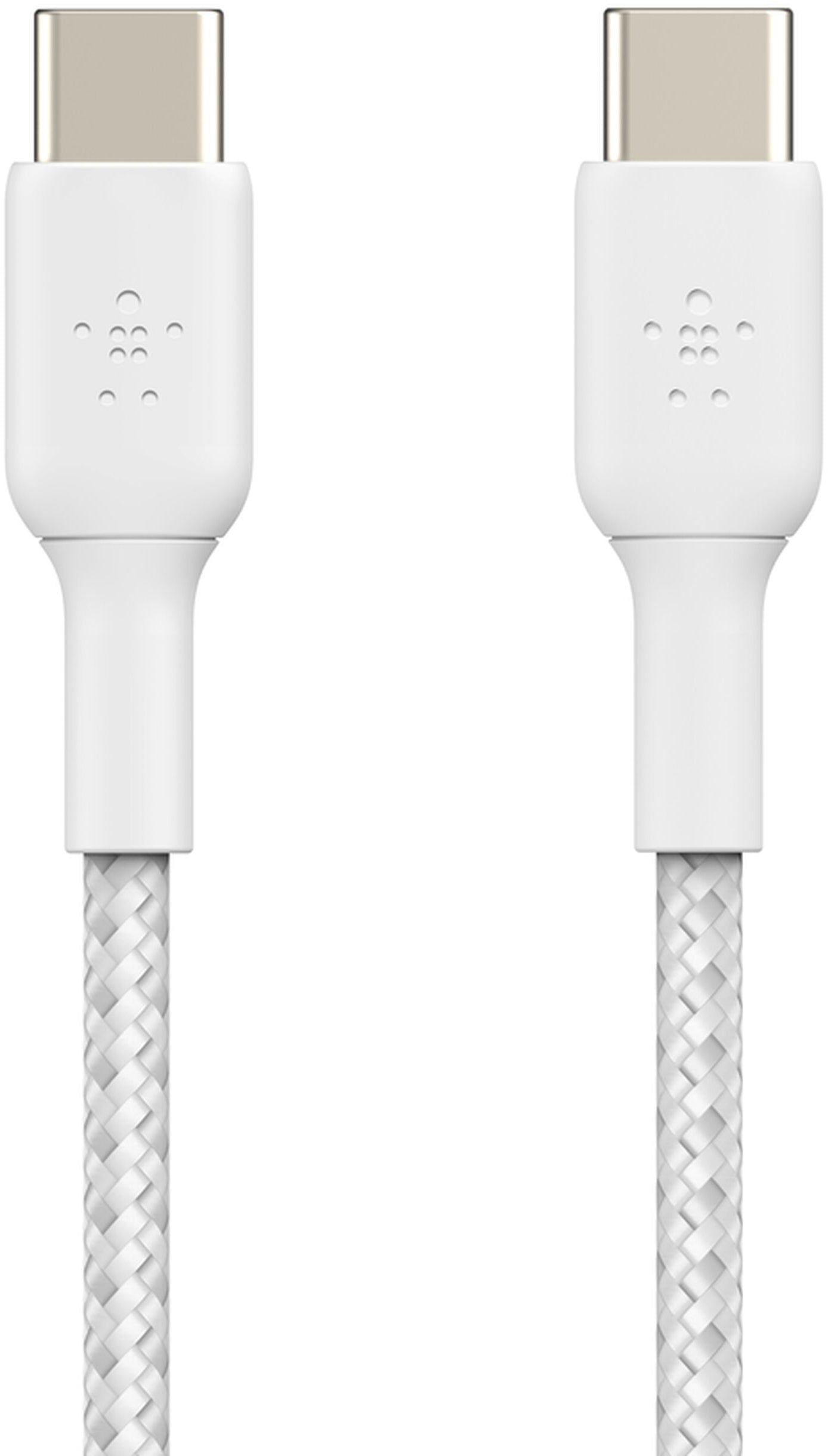 Câble de données et de charge USB-C - USB-C Belkin BoostCharge Pro, 60W, 2m, Blanc CAB004bt2MWH