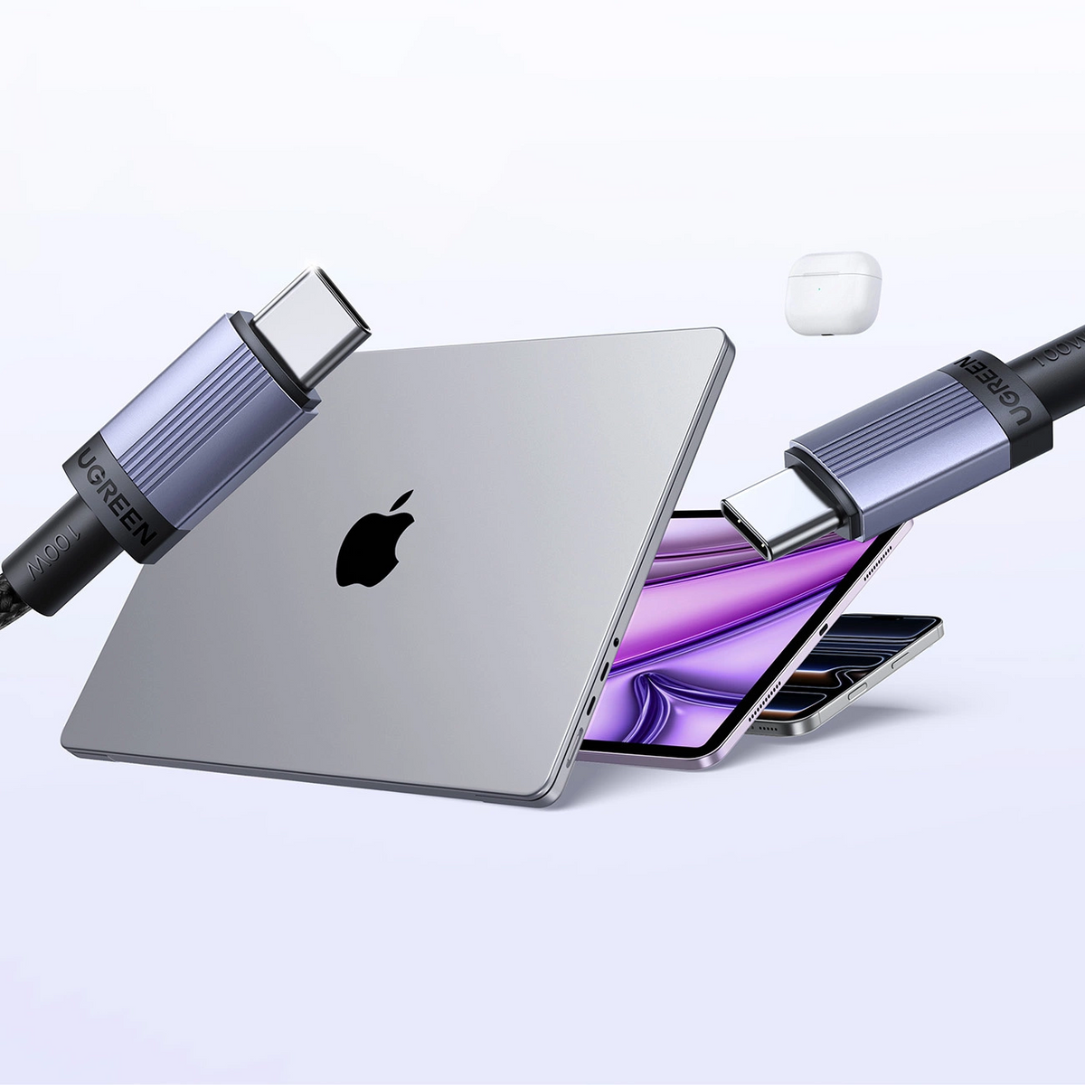 USB-C Data and Charging Cable - USB-C UGREEN, 100W, 1m, Black