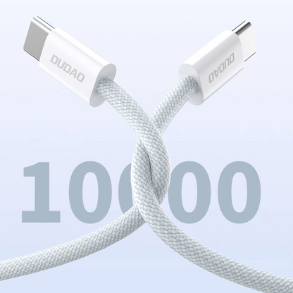 Câble de données et de charge USB-C - USB-C Dudao L6C, 30W, 1m, Bleu