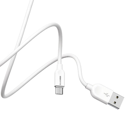 Câble de données et de charge USB-A vers microUSB BLUE Power BM2BX14 LinkJet, 18W, 2m, blanc