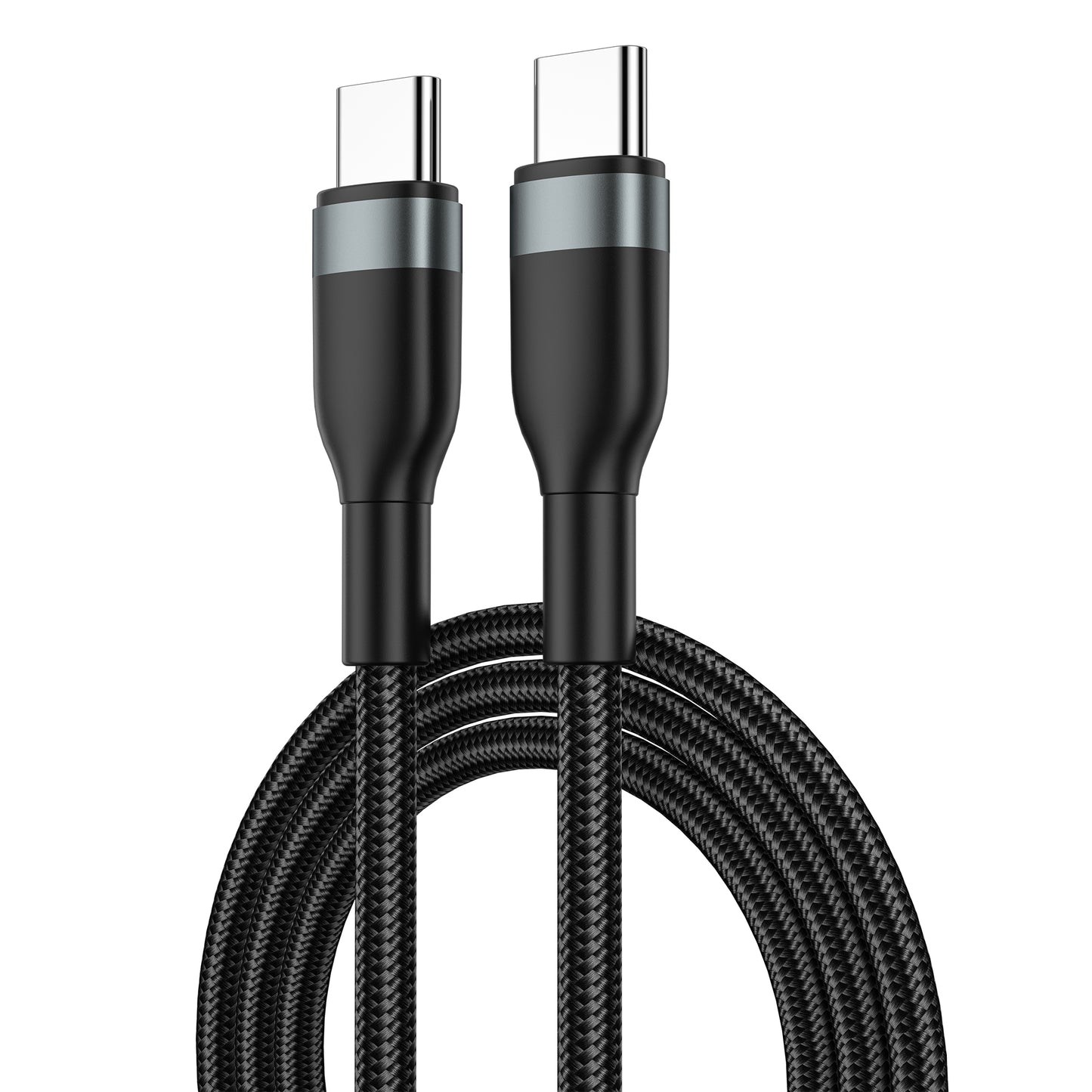 Câble de données et de charge USB-C - USB-C WiWu Wi-C017, 100W, 1.2m, noir 